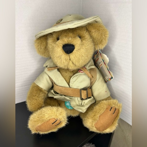 Vintage Jungle Joe Safari Friends Talking Teddy Bear - Picture 1 of 5